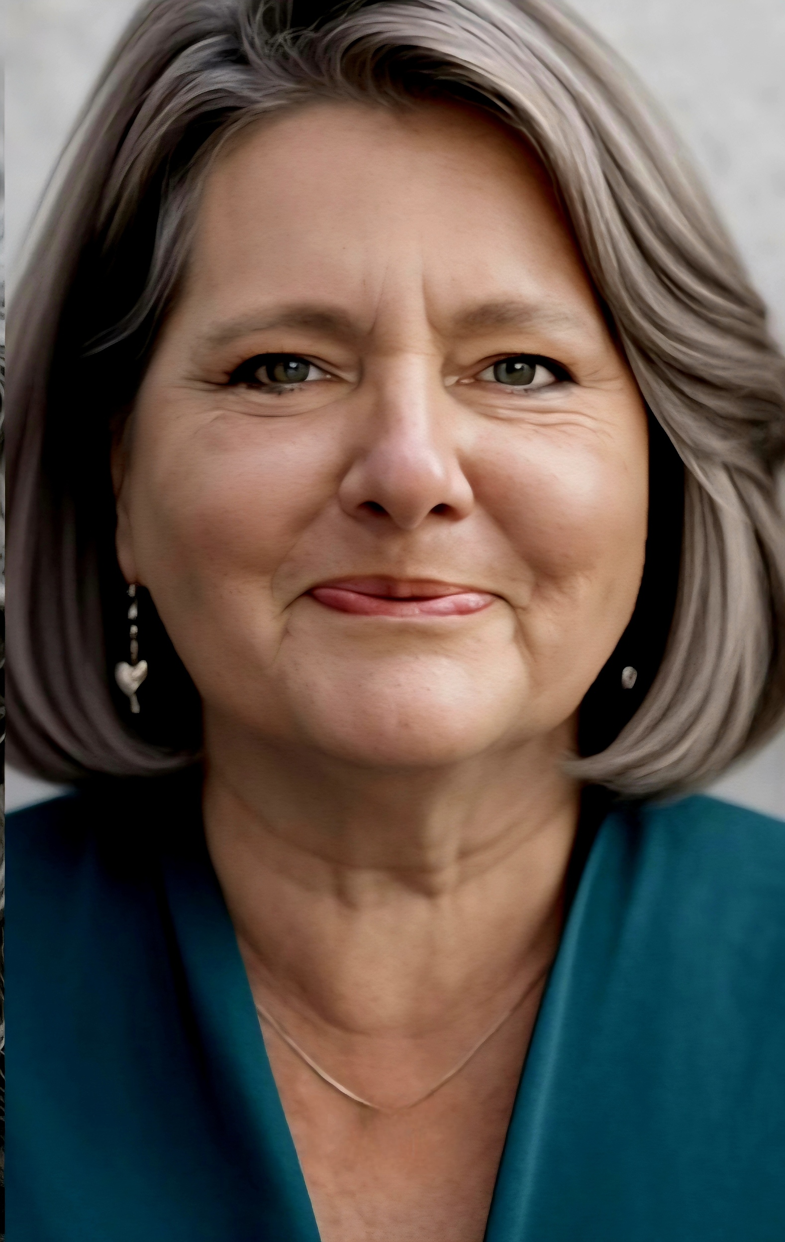 Katrin lächelnd als Portraitansicht